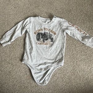 Carhartt 12m long sleeve onsie